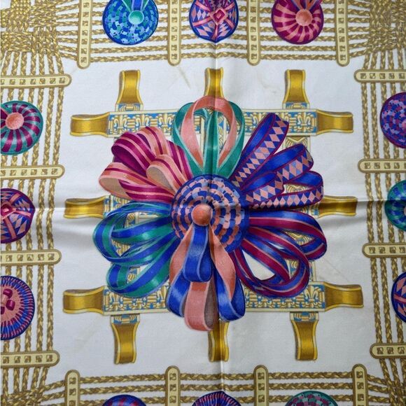 Hermes Les Rubans du Cheval Silk Scarf - Picture 8 of 8